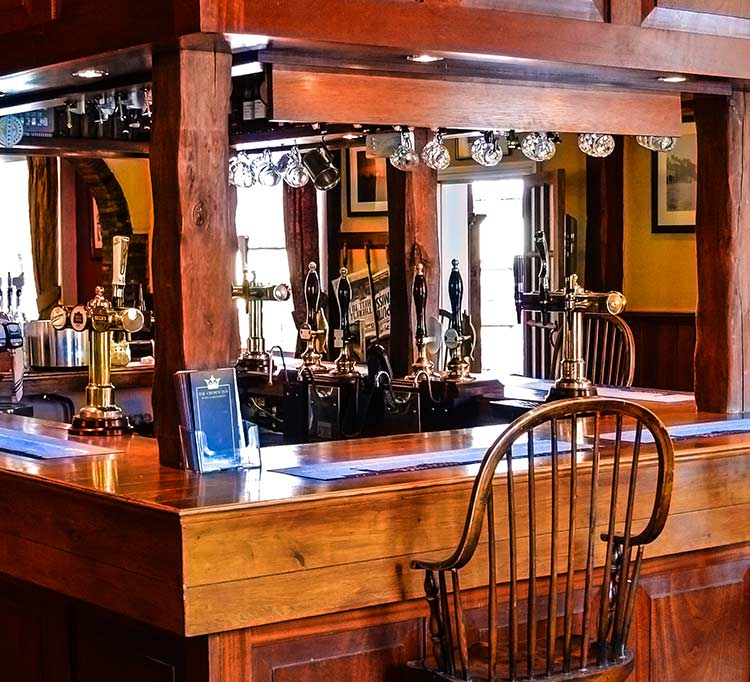 Bar Long Melford Suffolk - The Crown Inn